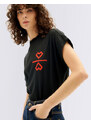 Thinking MU 5 Hearts Volta T-Shirt BLACK