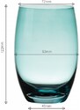 SOLA Lunasol - Tumbler Barrel 460 ml türkis Set 6-tlg. Optima Glas Lunasol color (322834)