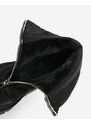 Lucky Shoes Royalfashion Damenstiefel mit flachem Absatz in Schwarz Tainve - schwarz