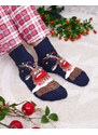 GNG Royalfashion Men's Christmas Long Socks - blue || mehrfarben || blau