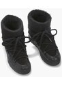 INUIKII Leder-Sneakers "Curly Rock" in Schwarz | Größe 36