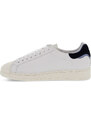 Sneaker D.A.T.E. BASE CALF WHITE-BLUE aus Leder Weiß