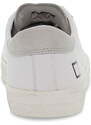 Sneaker D.A.T.E. HILL LOW VINTAGE CALF WHITE aus Leder Weiß