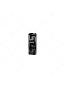 BALCANO Spacer Charme mit griechischem Muster, schwarz PVD beschichtet