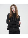 Damen Bluse DEVIL FASHION - Black Chiffon - SHT10601