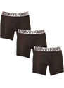 3PACK Herren Klassische Boxershorts Calvin Klein schwarz (NB3075A-7V1) XL