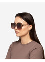 marka niezdefiniowana Royalfashion Square Sunglasses - pink