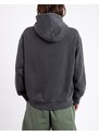 Carhartt WIP Hooded Nelson Sweat Charcoal garment dyed