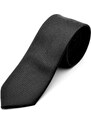 Tailor Toki Klassische schwarze-linierte Krawatte