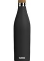 Sigg Meridian doppelwandige Edelstahl-Trinkflasche 700 ml, schwarz, 8999,90