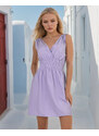 CONOS Royalfashion Trägerloses Minikleid für Damen - violett
