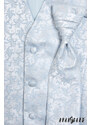 Avantgard Französische Krawatte blau-weißer Muster