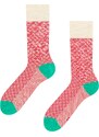 Dedoles Türkisfarbene und rote gemusterte Socken